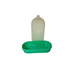 Vtg Jadeite Green Tupperware Missing Cheese Grater Shredder 1375 2Pc Storage Lid